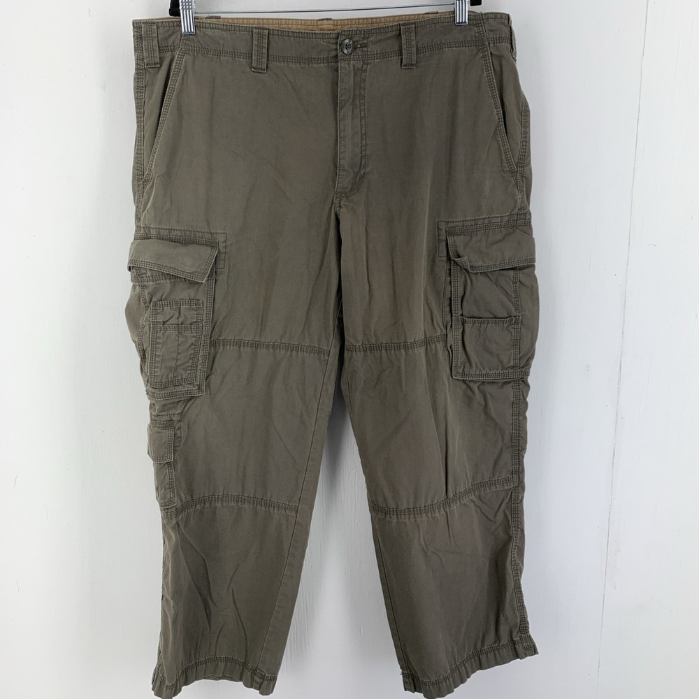 Eddie Bauer Mens 40x30 (actual 29") Cargo Baggy Pants Grunge Skate Y2K Outdoor